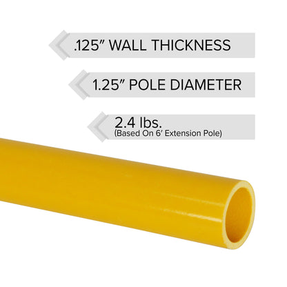 Jameson FG-Series Manual Pole Saw & Tree Pruner – Two 6-Ft Poles