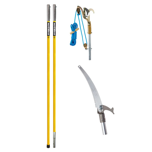 Jameson FG-Series Manual Pole Saw & Tree Pruner – Two 6-Ft Poles