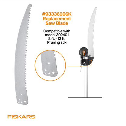 Fiskars 2-in-1 Extendable Pole Saw & Tree Pruner, 7.9–12 Ft Reach