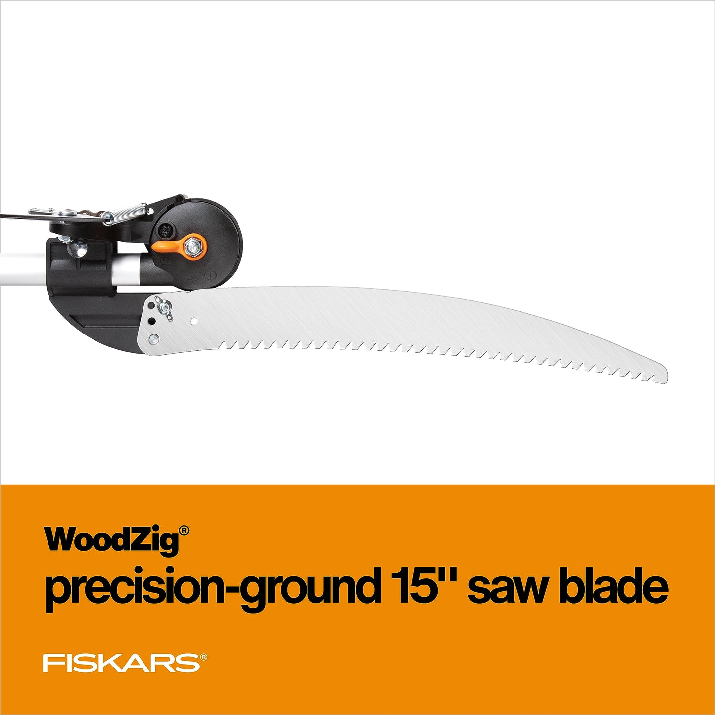 Fiskars 2-in-1 Extendable Pole Saw & Tree Pruner, 7.9–12 Ft Reach