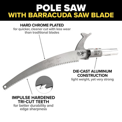Jameson FG-Series Manual Pole Saw & Tree Pruner – Two 6-Ft Poles