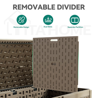 YITAHOME 320 Gallon Extra Large Outdoor Deck Storage Box