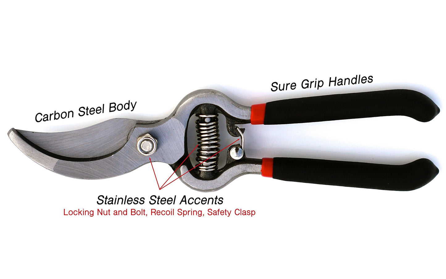 Garden Guru Bypass Pruning Shears – Heavy Duty Forged Steel