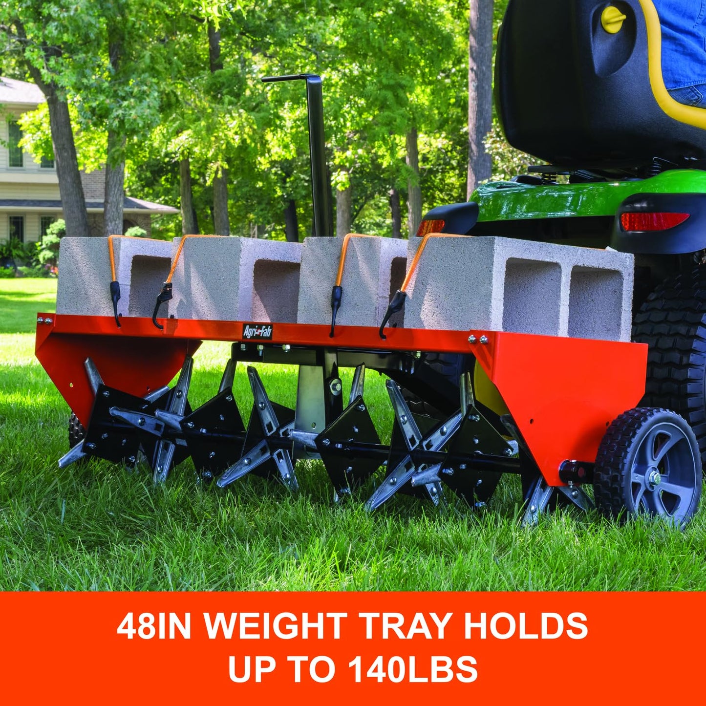 Agri-Fab 48-In Tow-Behind Plug Aerator with 32 Galvanized Knives