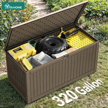 YITAHOME 320 Gallon Extra Large Outdoor Deck Storage Box