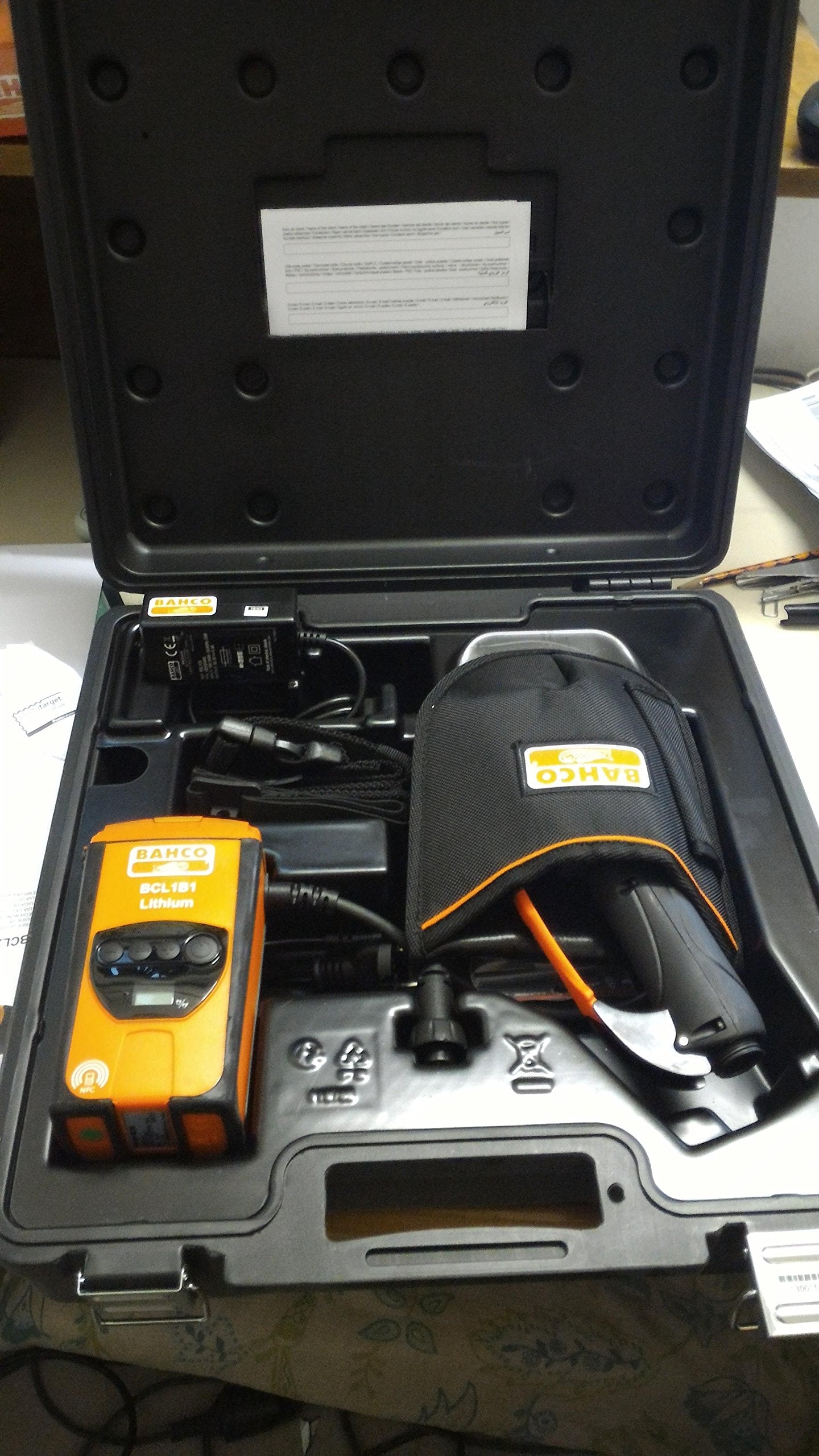 Bahco BCL21 Cordless Electronic Pruning Secateur (Li-Ion)