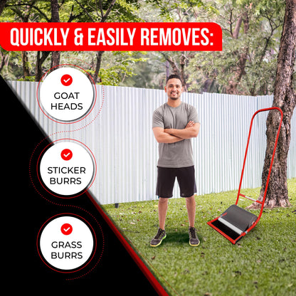 Sticker Burr Roller 12" – Yard Burr & Goathead Sticker Remover